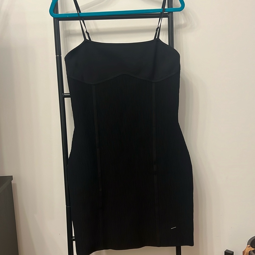 Aritzia Babaton Ribbed Mini Dress